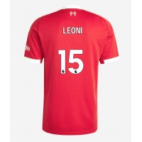 Stroje piłkarskie Liverpool Giovanni Leoni #15 Koszulka Podstawowej 2025-26 Krótki Rękaw